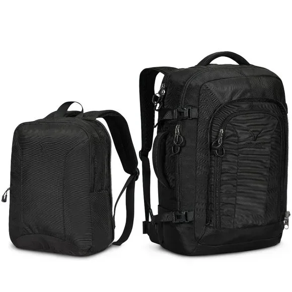 Hynes Eagle 2 in 1 Travel Backpack 48L Carry on Backpack with Removable Daypack - Picture 8 of 8